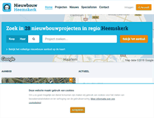 Tablet Screenshot of nieuwbouw-heemskerk.nl